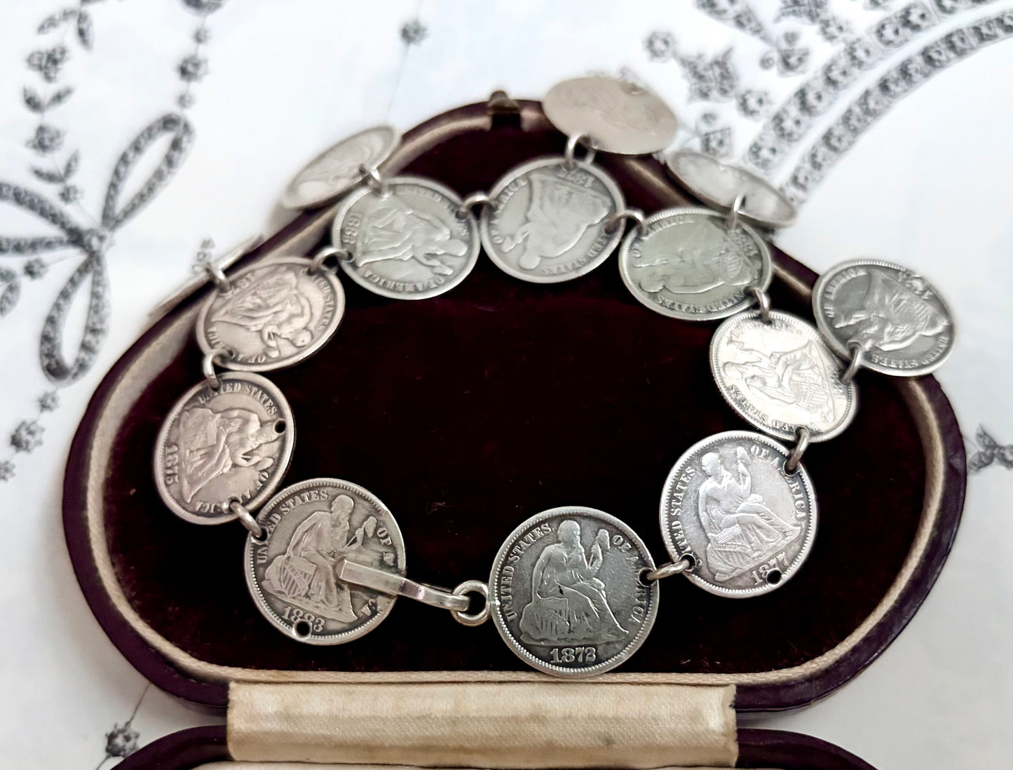 Victorian Love Token Link Bracelet