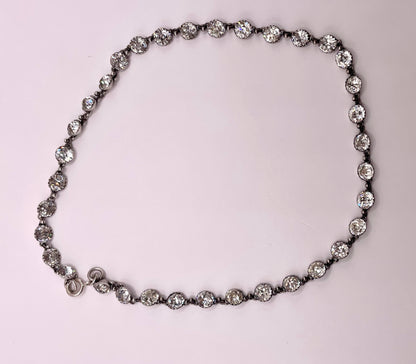 Victorian Diamond Paste Necklace