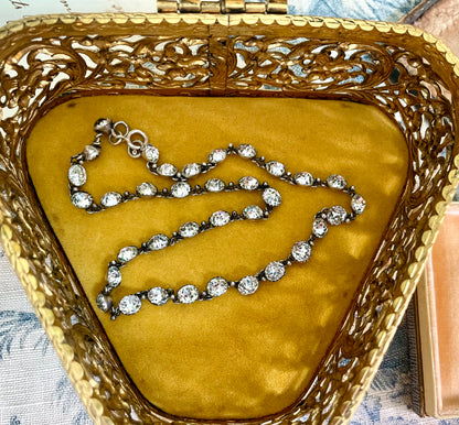 Victorian Diamond Paste Necklace