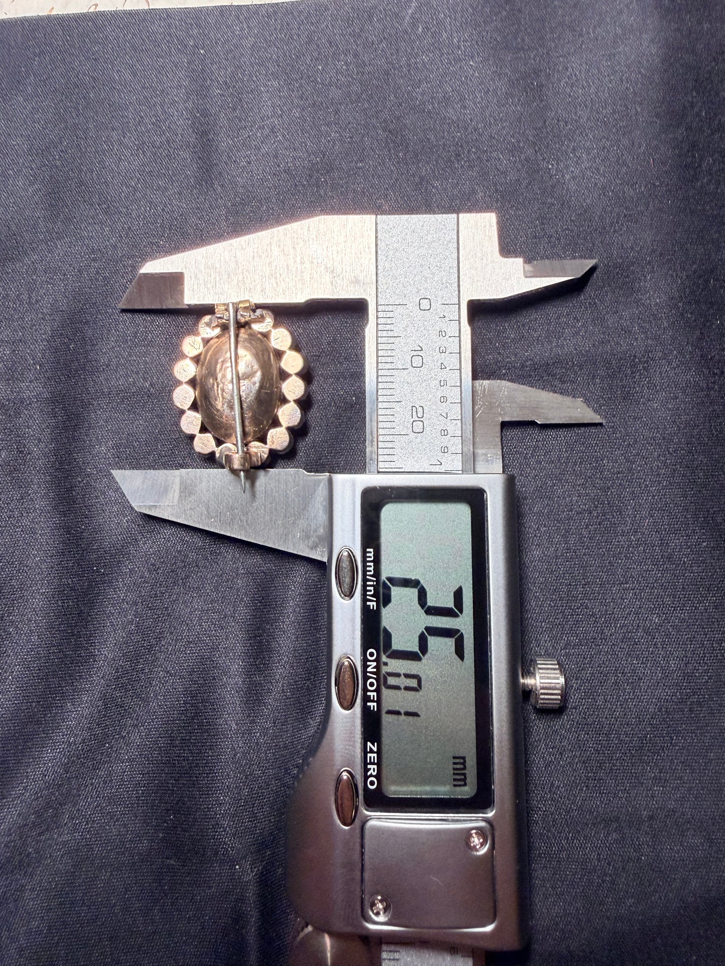 Georgian Oval Amethyst Paste Brooch