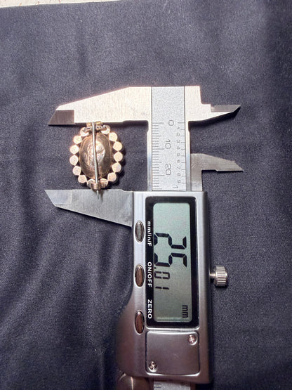 Georgian Oval Amethyst Paste Brooch