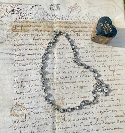 Victorian Diamond Paste Necklace