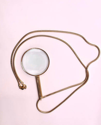 Antique Magnifying Glass & Butterfly Glasses Set