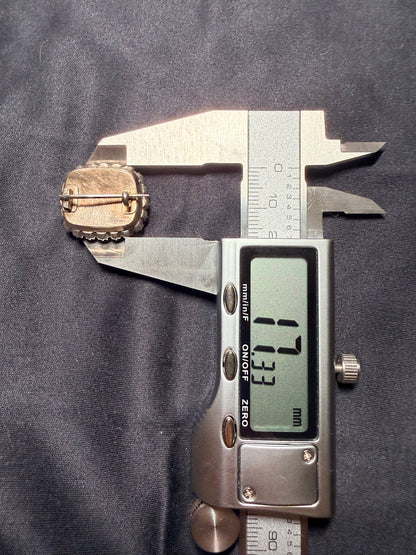 Georgian Purple Amethyst Paste Brooch