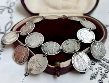 Victorian Love Token Link Bracelet