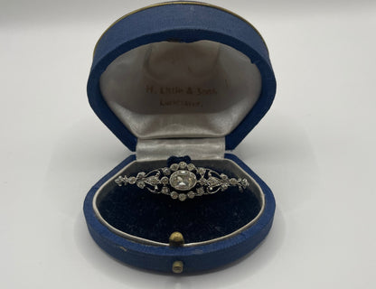 Art Nouveau Paste Brooch