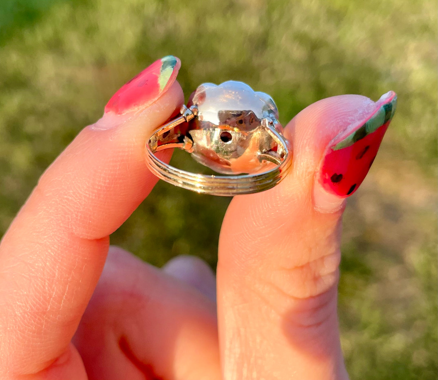 Georgian Garnet Cluster