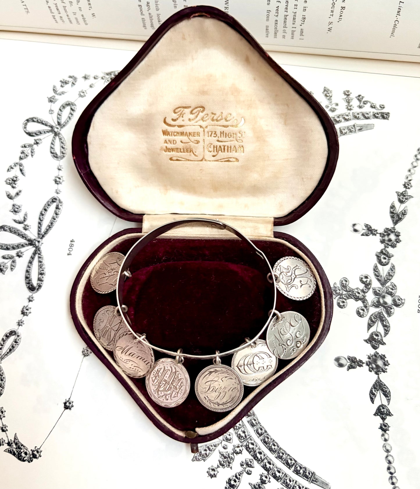 Victorian Love Token Bangle