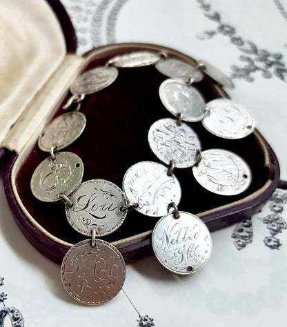 Victorian Love Token Link Bracelet
