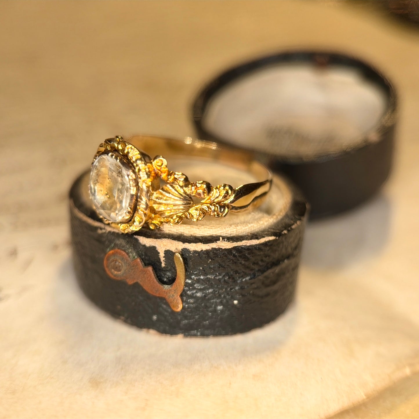 The Georgiana ~ Stunning Georgian Rock Crystal Ring
