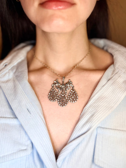 Georgian Girandole Paste Pendant