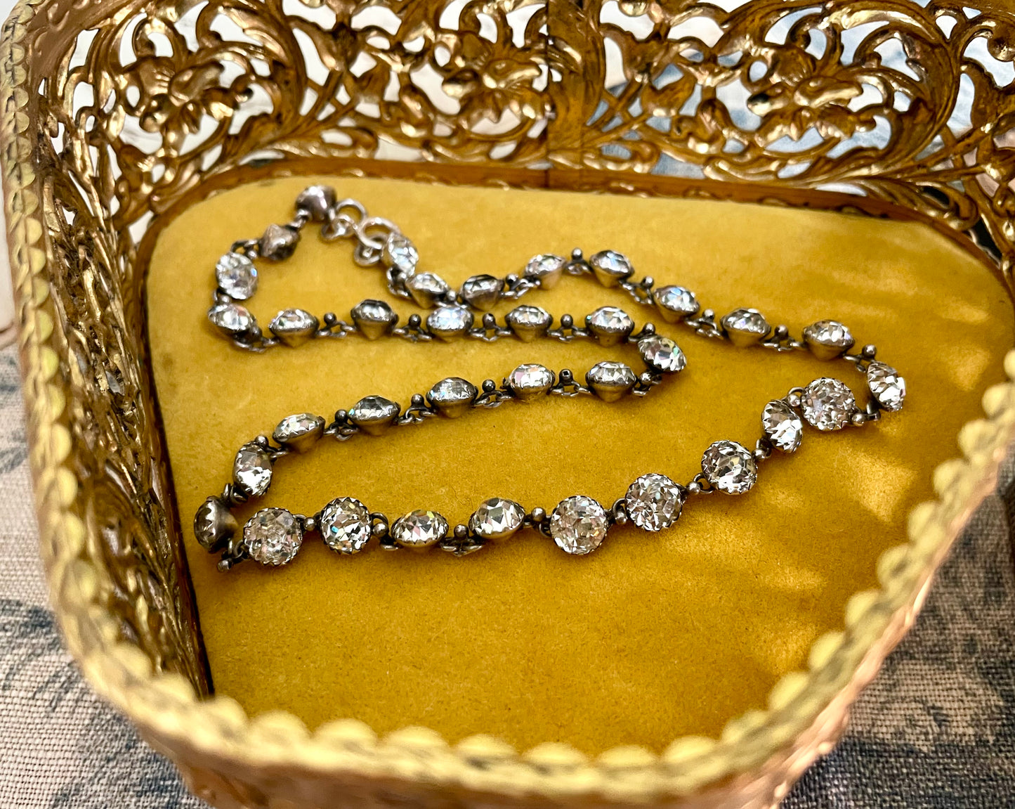 Victorian Diamond Paste Necklace