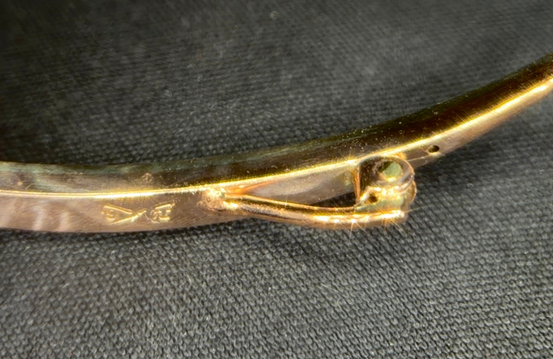 The Phoebe ~ Sapphire & Pearl Crescent Moon Pendant