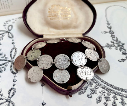 Victorian Love Token Link Bracelet