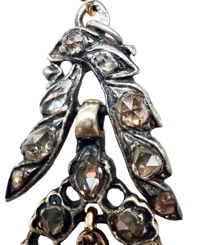 Georgian Rose Cut Diamond Pendant