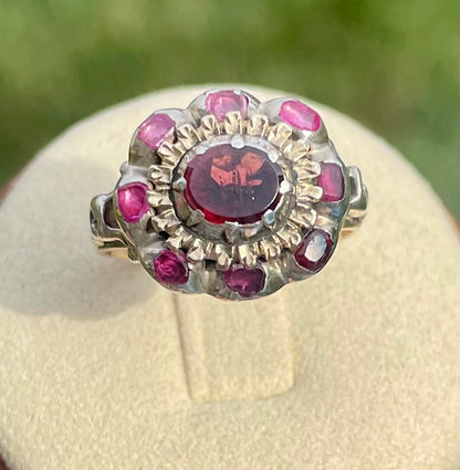 Georgian Garnet Cluster