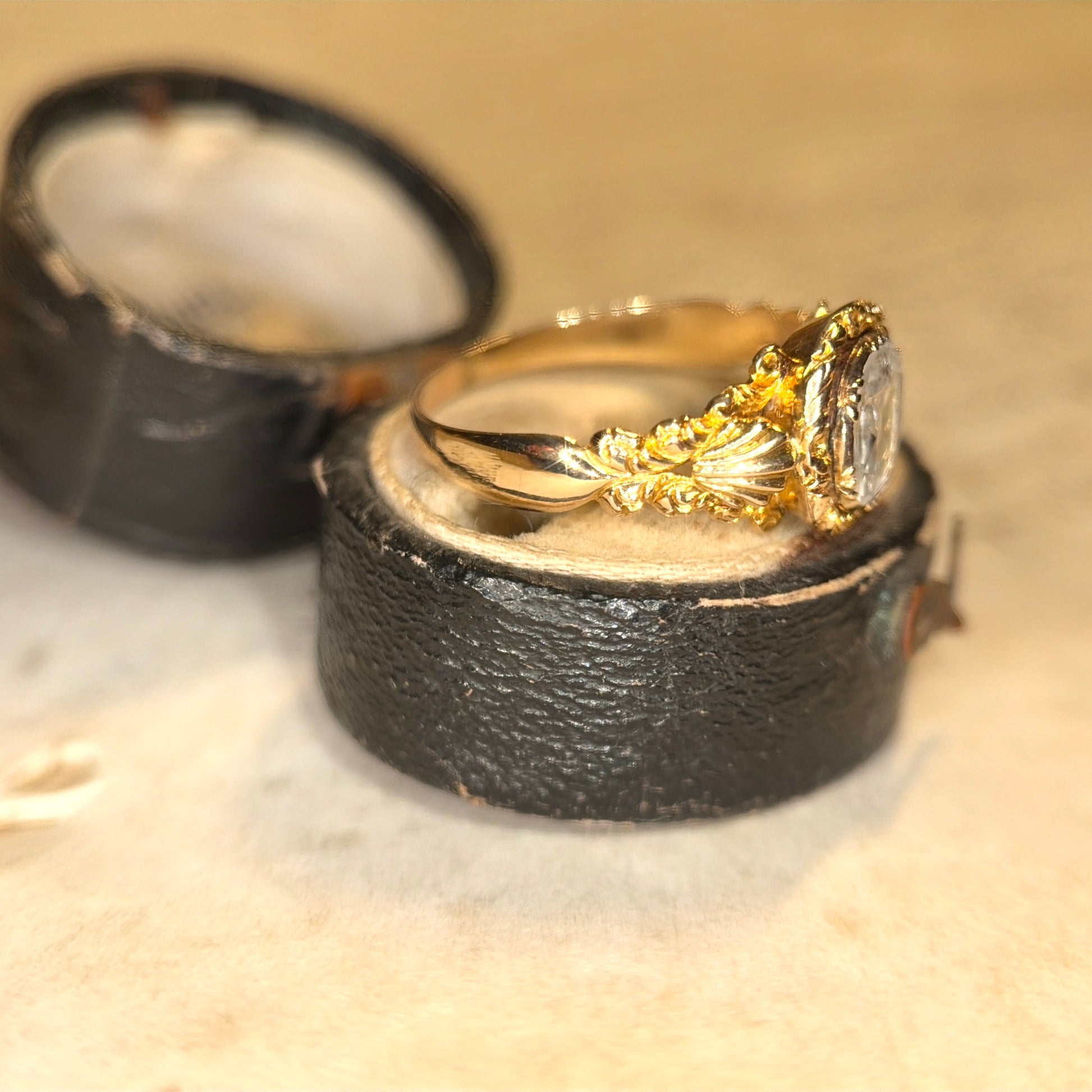 The Georgiana ~ Stunning Georgian Rock Crystal Ring
