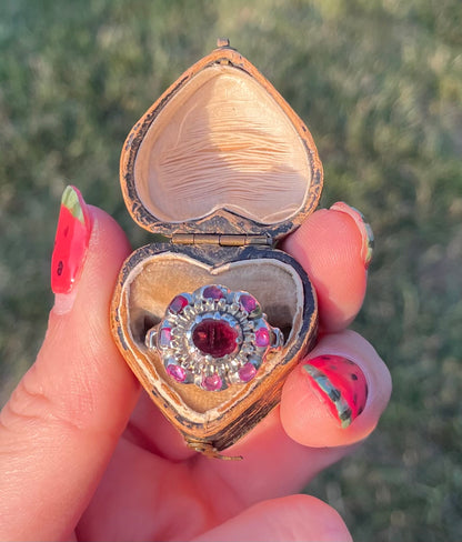 Georgian Garnet Cluster