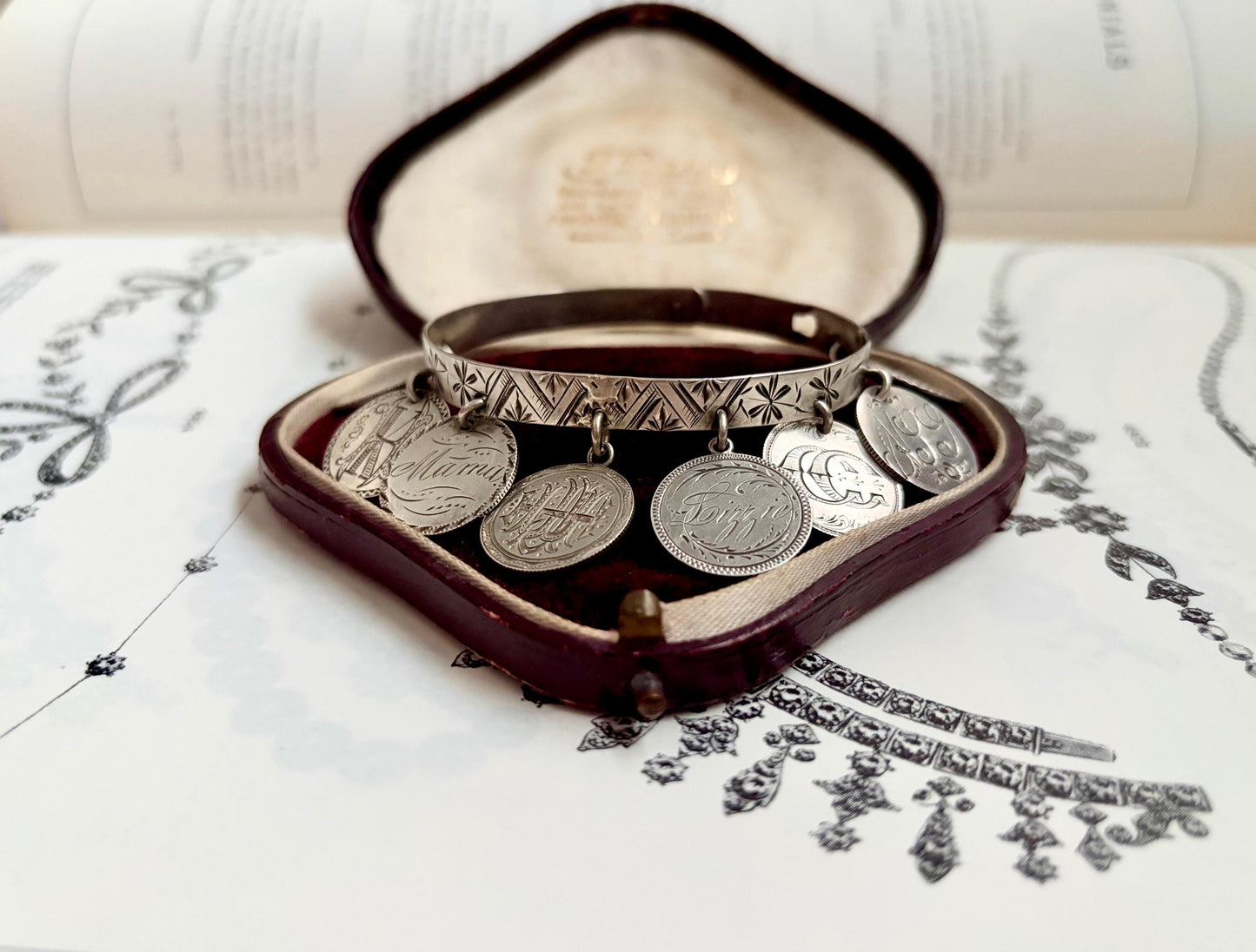 Victorian Love Token Bangle
