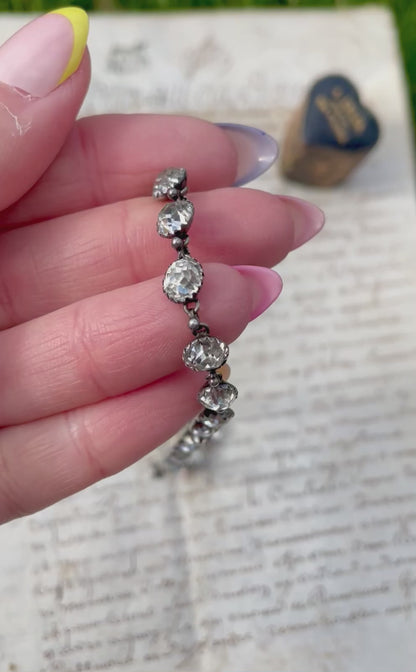 Victorian Diamond Paste Necklace