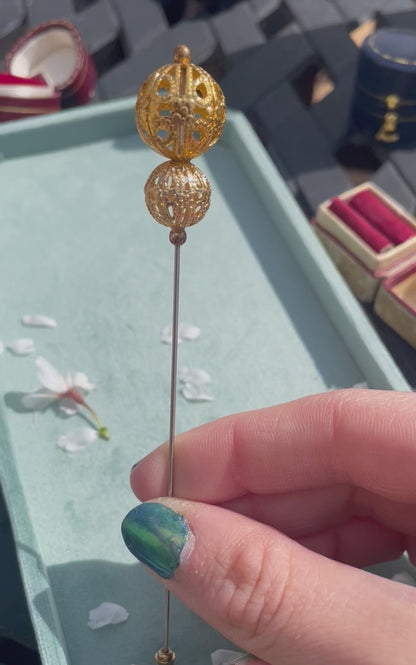 Edwardian Hat Stick Pin