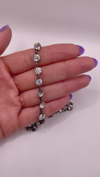 Victorian Diamond Paste Necklace